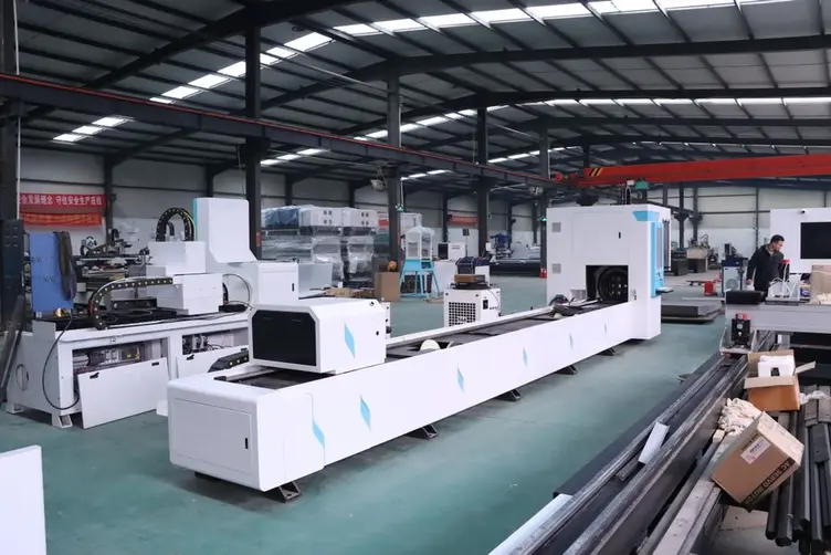 Production queue visible in a CNC workshop